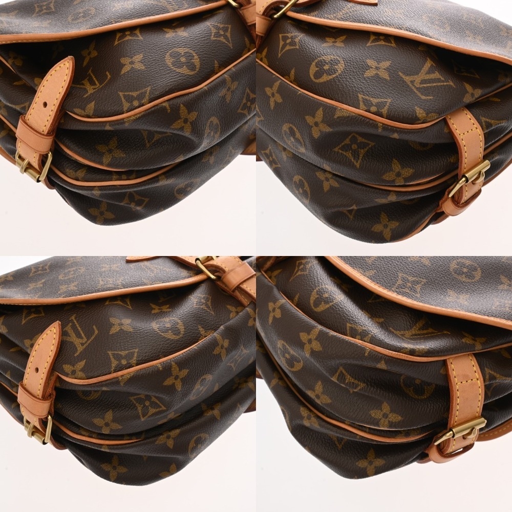 Louis Vuitton Saumur Canvas Monogram Brown Shoulder Bag - Picture 7 of 10